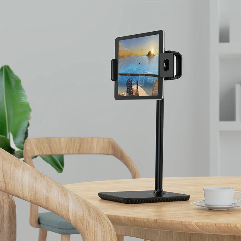 Acefast telescopic phone and tablet holder (135-230mm wide) for the desk 360 ° black (E4 black)_8