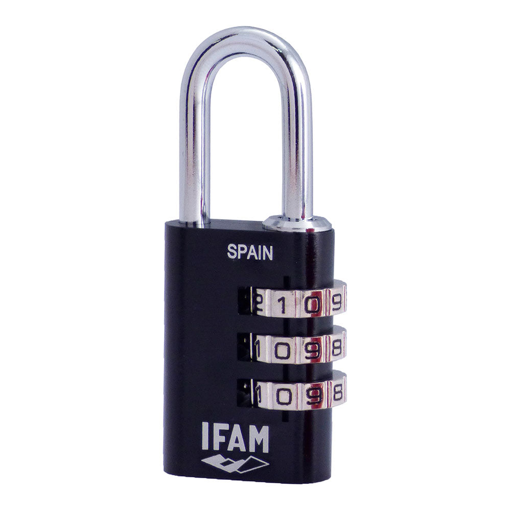 Cadeado col combi30 preto 30mm. aÃ§o Ã¸5mm. com combinaÃ§Ã£o ifam_0