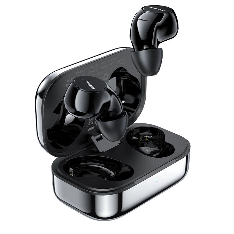 Acefast gaming in-ear wireless headphones TWS Bluetooth 5.2, cVc 8.0, aptX, SBC, AAC, 65ms delay waterproof IPX4 silver (T7 silver)_0