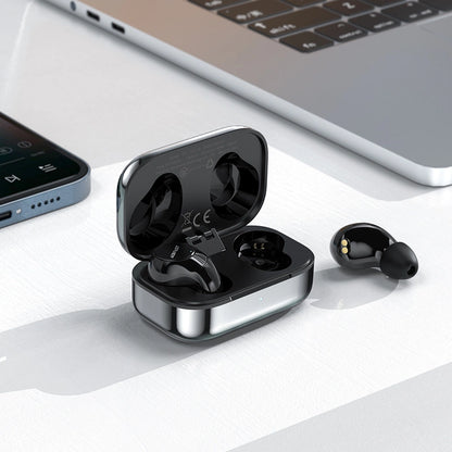 Acefast gaming in-ear wireless headphones TWS Bluetooth 5.2, cVc 8.0, aptX, SBC, AAC, 65ms delay waterproof IPX4 silver (T7 silver)_6