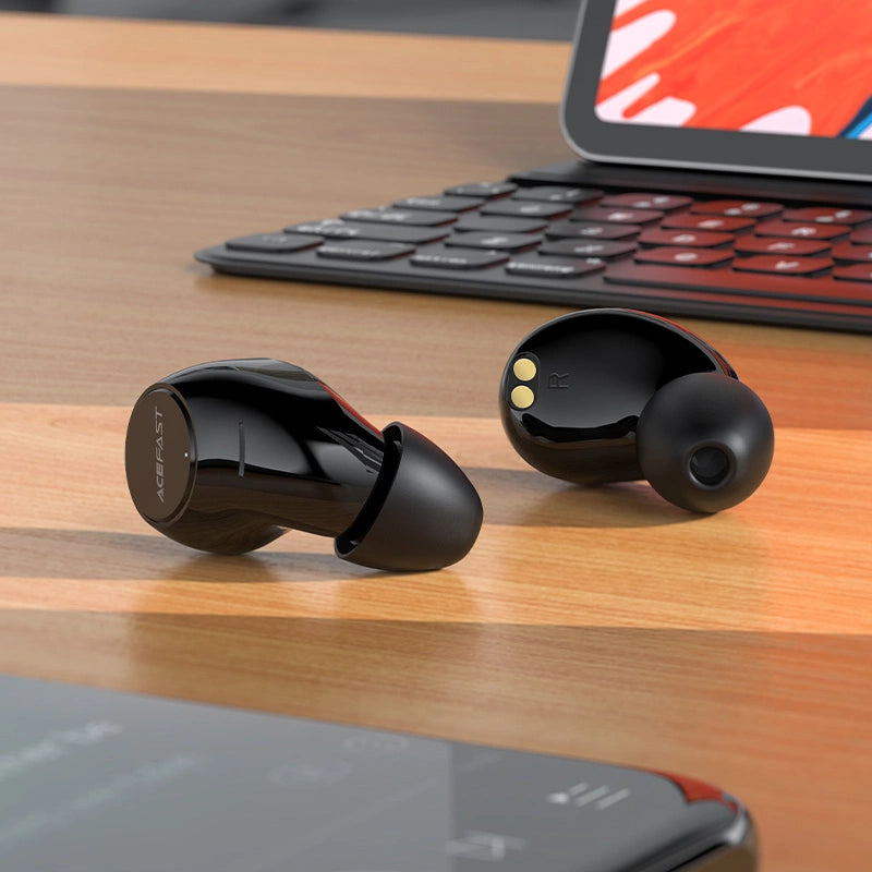 Acefast gaming in-ear wireless headphones TWS Bluetooth 5.2, cVc 8.0, aptX, SBC, AAC, 65ms delay waterproof IPX4 silver (T7 silver)_7