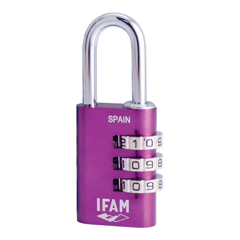 Cadeado col combi30 violeta 30mm. aÃ§o Ã¸5mm. com combinaÃ§Ã£o ifam_0