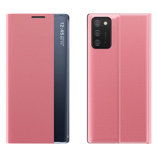 New Sleep Case cover with a stand function for Samsung Galaxy A03s (166.5) pink_0