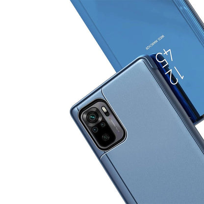 Clear View Case blue Poco M4 Pro 5G flip cover_1