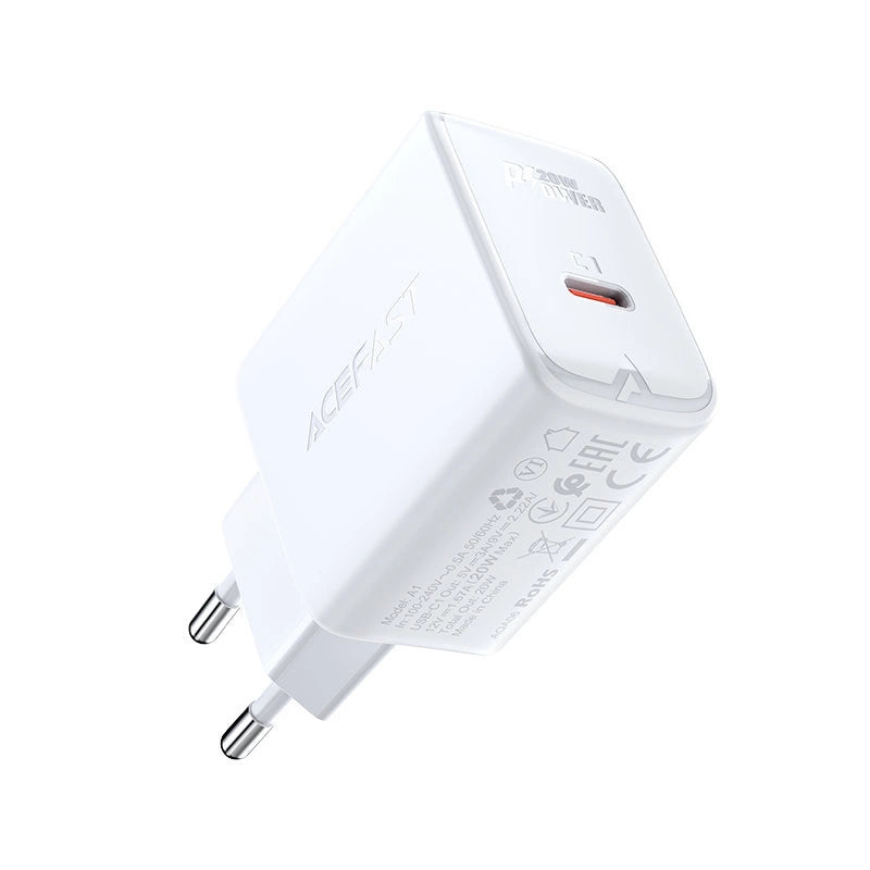 Acefast fast USB Type C 20W Power Delivery charger black (A1 EU black)_3