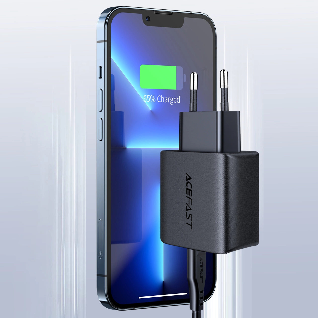 Acefast fast USB Type C 20W Power Delivery charger black (A1 EU black)_6