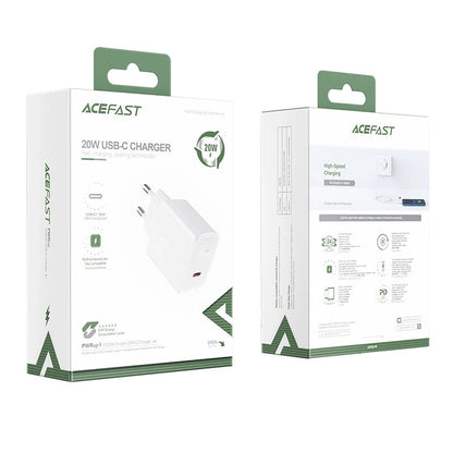Acefast fast charger USB Type C 20W Power Delivery white (A1 EU white)_4