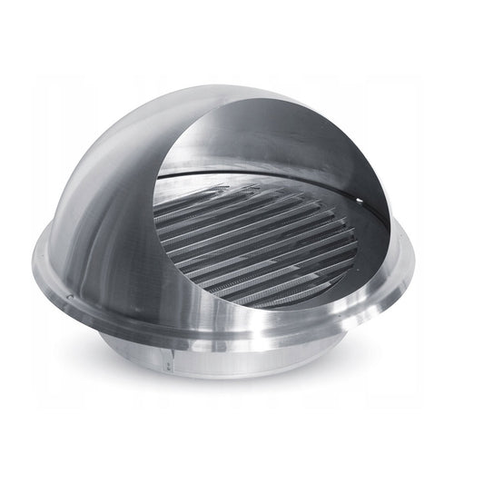 Grelha de ventilaÃ§Ã£o em inox copa de encastrar Ã¸125 mm_0