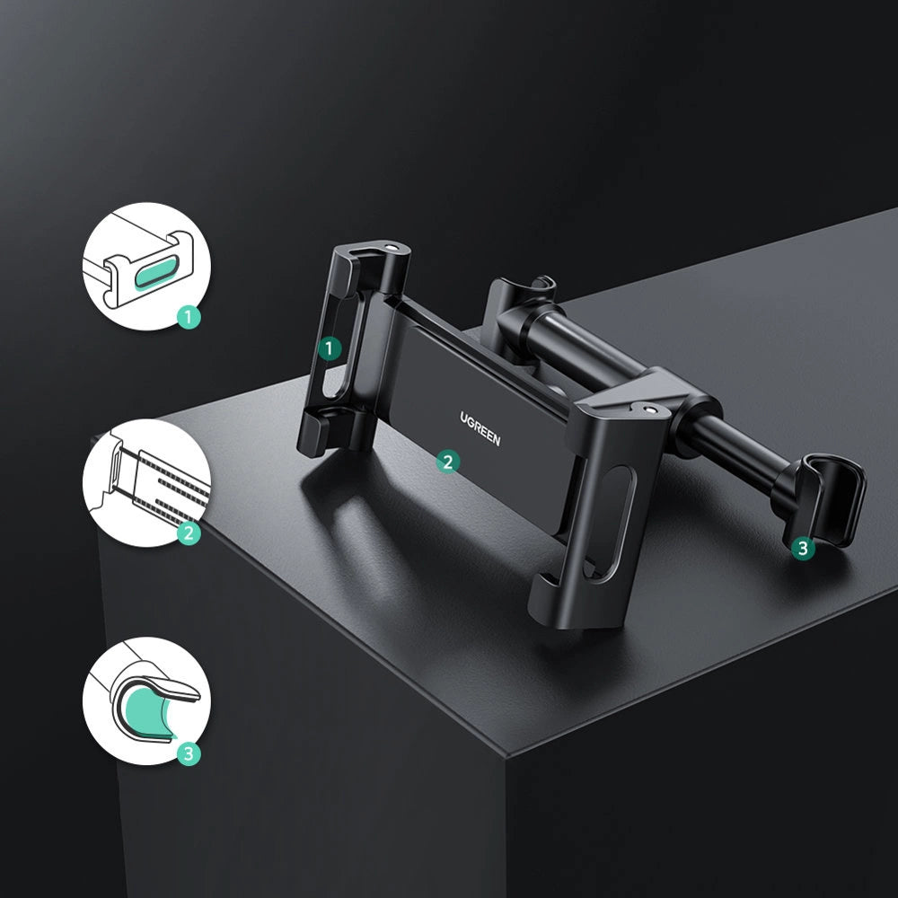 Ugreen car holder for smartphones / tablets on the headrest black (LP160)_6