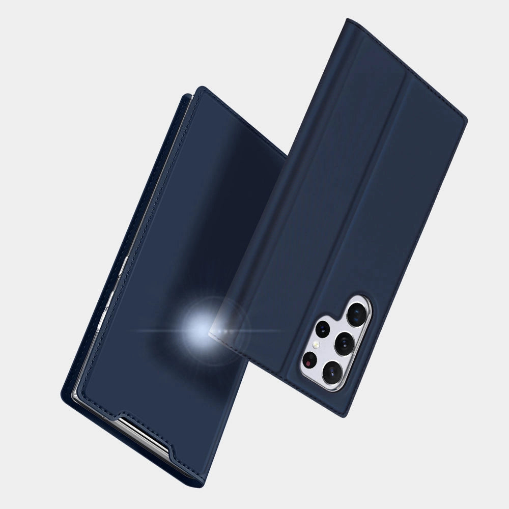 Dux Ducis Skin Pro kabura etui pokrowiec z klapką Samsung Galaxy S22 Ultra czarny_15