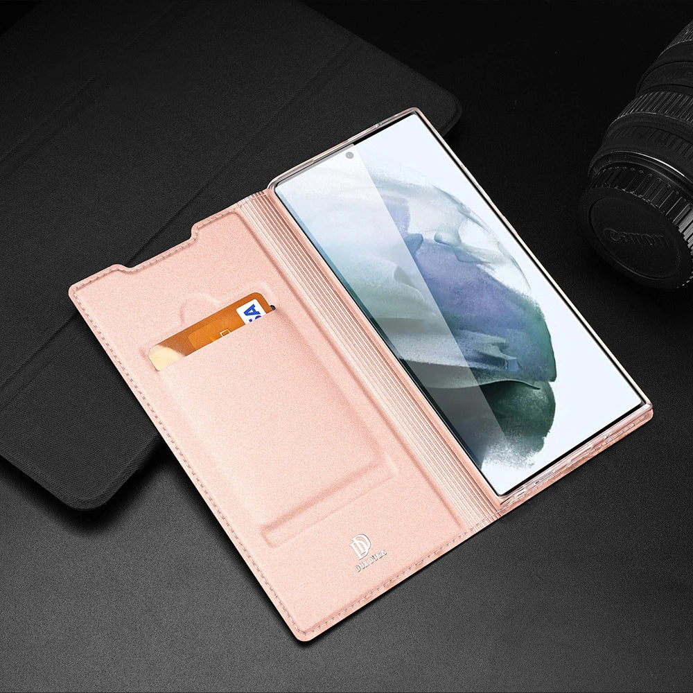 Dux Ducis Skin Pro kabura etui pokrowiec z klapką Samsung Galaxy S22 Ultra czarny_21