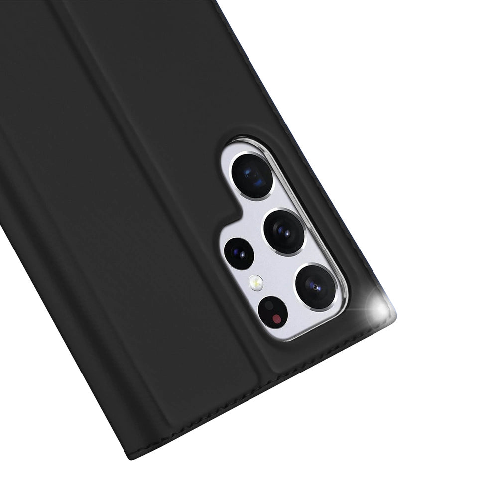 Dux Ducis Skin Pro kabura etui pokrowiec z klapką Samsung Galaxy S22 Ultra czarny_2