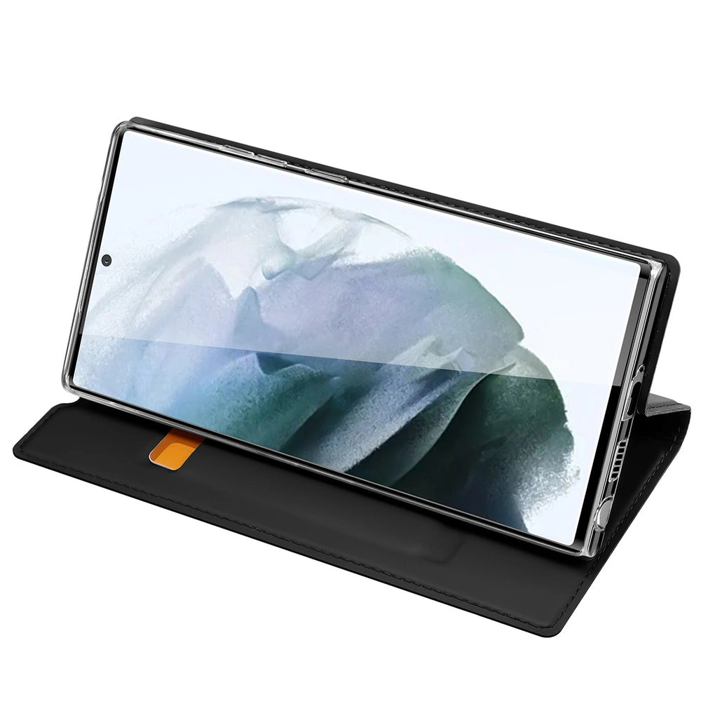 Dux Ducis Skin Pro kabura etui pokrowiec z klapką Samsung Galaxy S22 Ultra czarny_3
