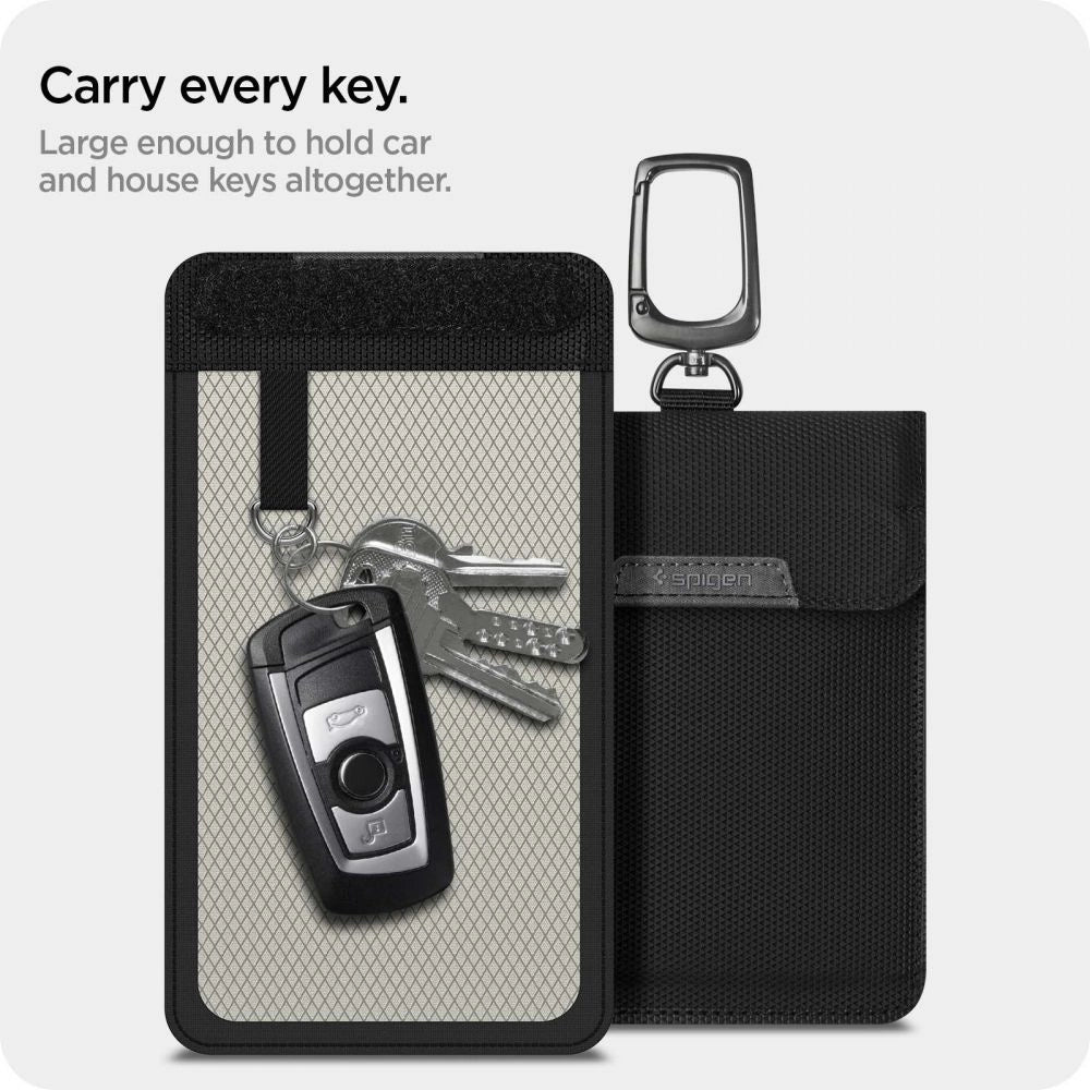 Anti-theft Spigen Pouch Keyless RFID Signal Blocker - black_9