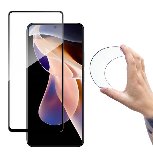 Wozinsky Full Cover Flexi Nano Glass Film Tempered Glass With Frame Xiaomi Redmi Note 11 Pro + / 11 Pro Transparent_0