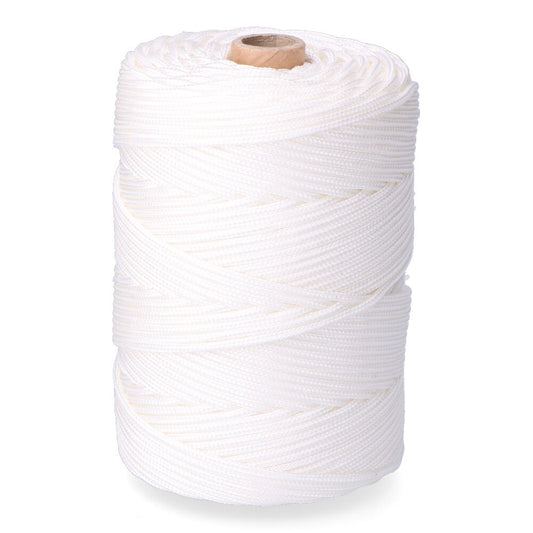 Corda tranÃ§ado polipropileno trilho branco, calibre 3 mm x 200 m_0