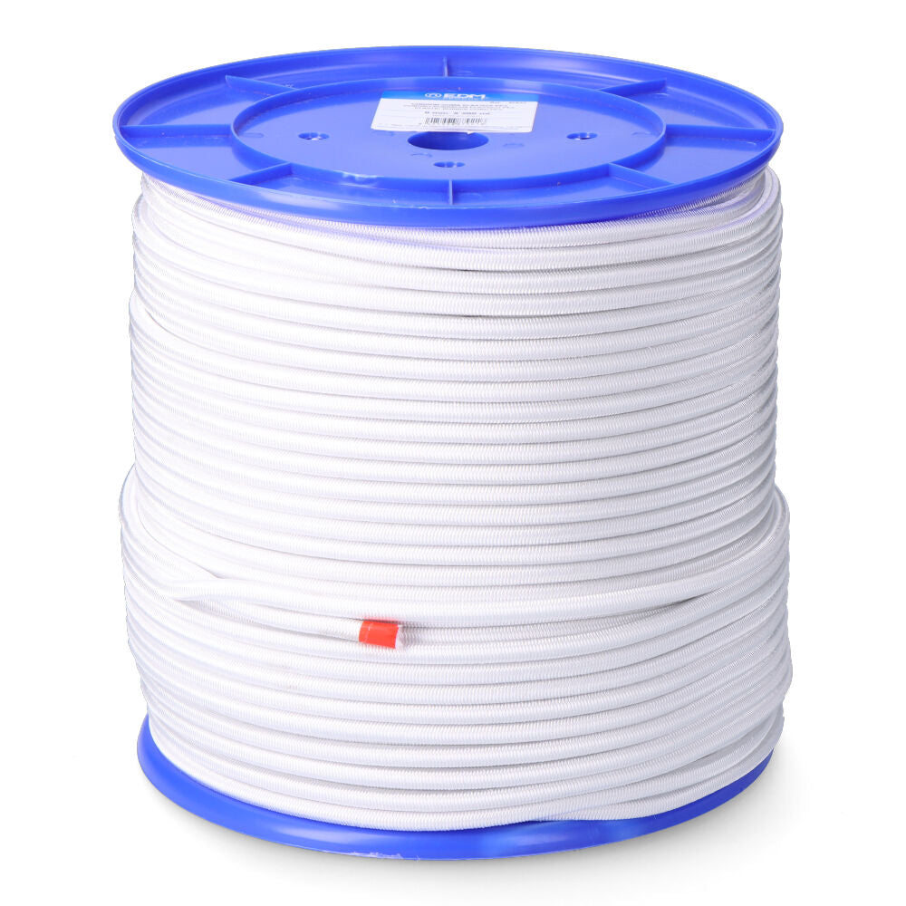Corda de borracha elÃ¡stica branca poliÃ©ster calibre 6 mm x 200 m_0