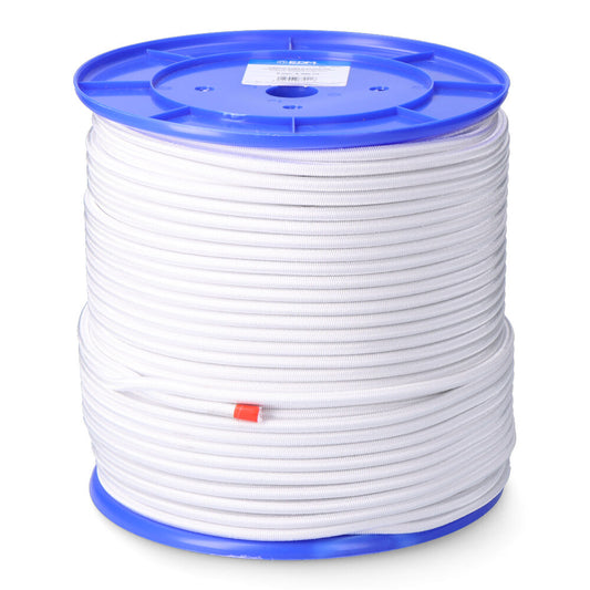Corda de borracha elÃ¡stica branca poliÃ©ster calibre 6 mm x 200 m_0