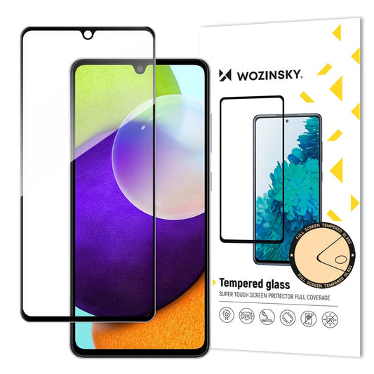 Wozinsky Super Tough Full Glue Tempered Glass Full Screen With Frame Case Friendly Samsung Galaxy A33 5G Black_0