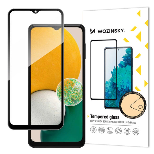 Wozinsky Super Tough Full Glue Tempered Glass Full Screen With Frame Case Friendly Samsung Galaxy A13 / A23 / A23 5G / M13 Black_0