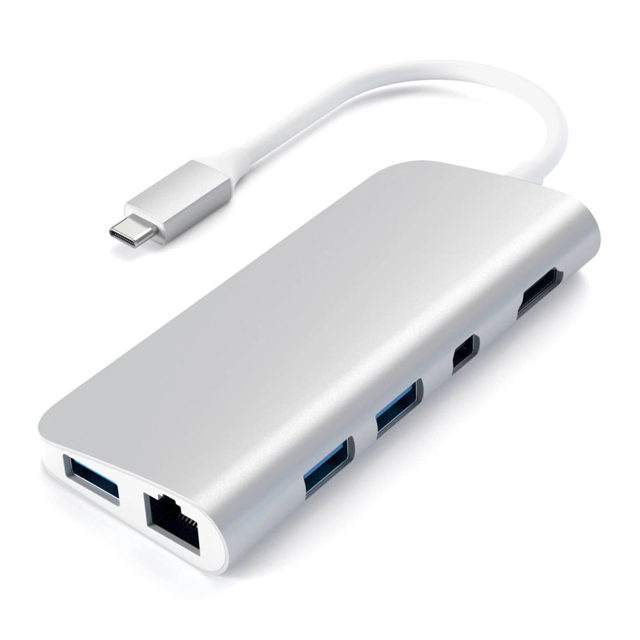 Adaptador Multimédia Satechi / Prata / ST-TCMM8PAS_3