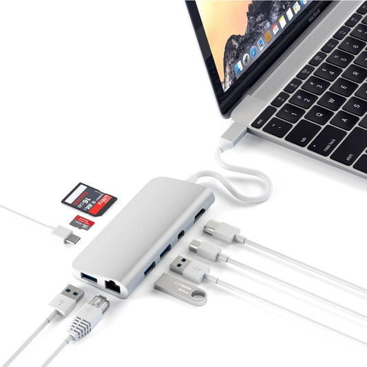 Adaptador Multimédia Satechi / Prata / ST-TCMM8PAS_0