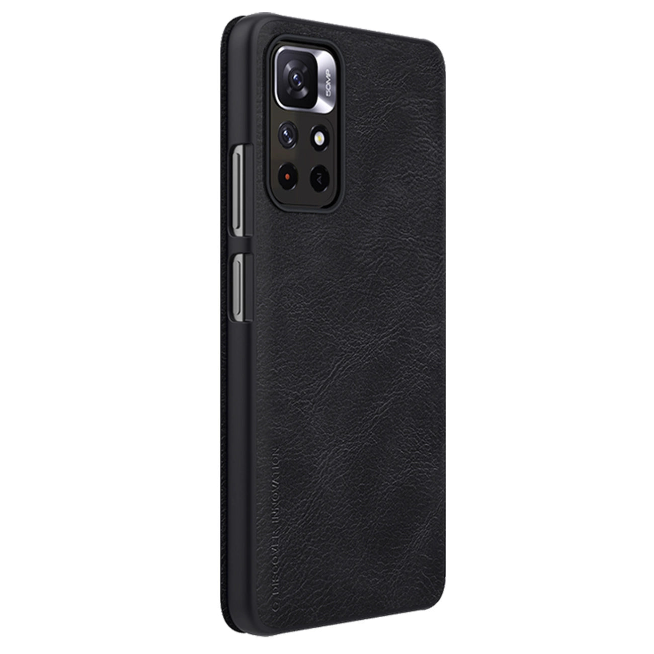 Nillkin Qin Case Flip Case for Xiaomi Redmi Note 11T 5G / 11S 5G / 11 5G (China) / Poco M4 Pro 5G - Black_5