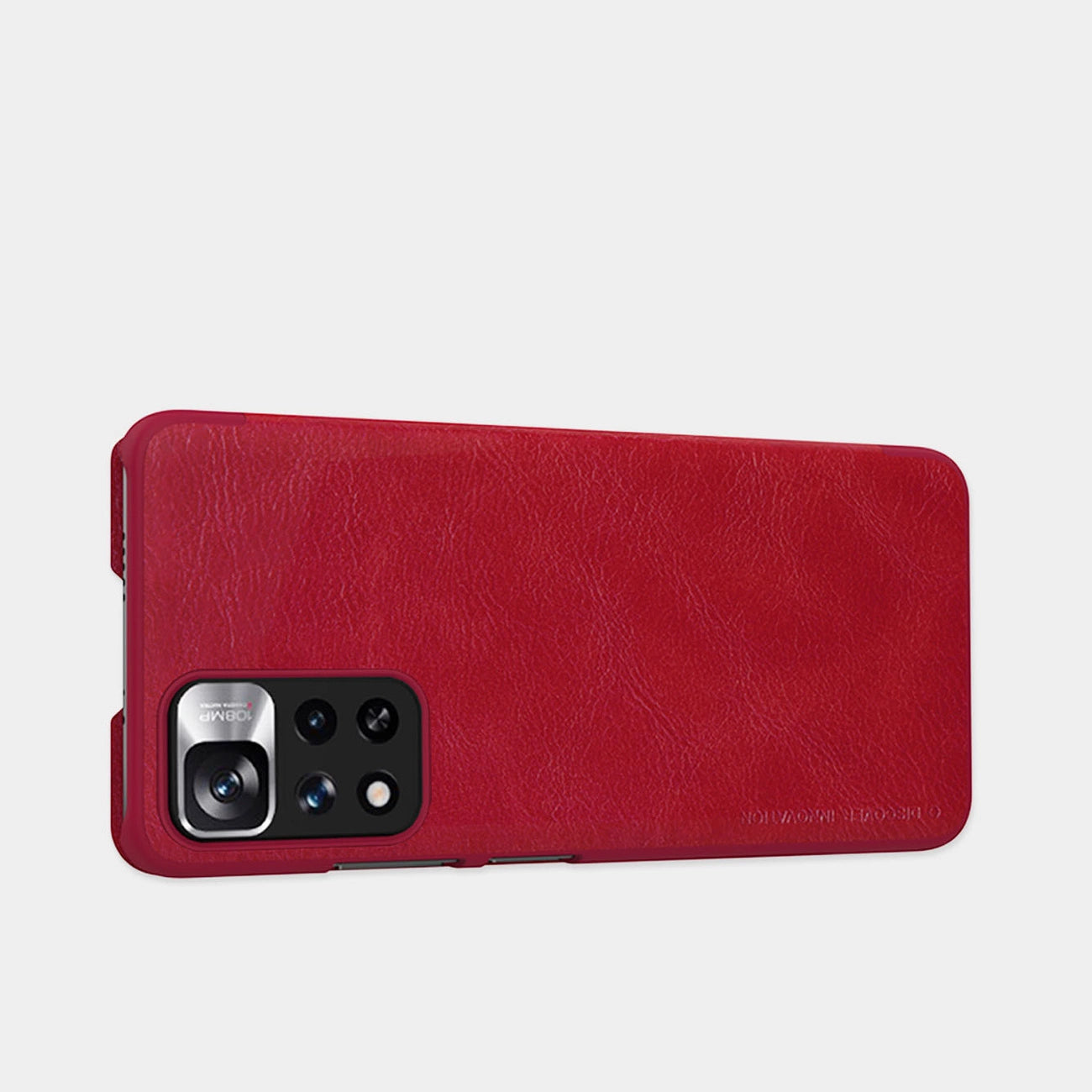 Nillkin Qin Case Case for Xiaomi Redmi Note 11 Pro+ (China) / Redmi Note 11 Pro (China) / Mi11i HyperCharge Camera Protector Holster Cover Flip Case Brown_7