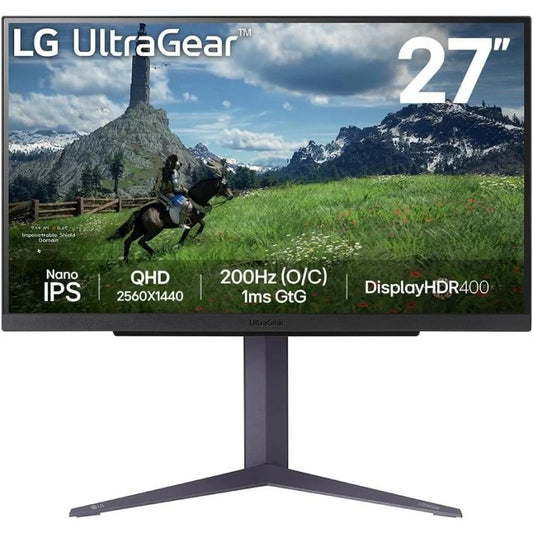 LG Monitor Gaming 27GS85Q-B / 27 Polegadas / Preto