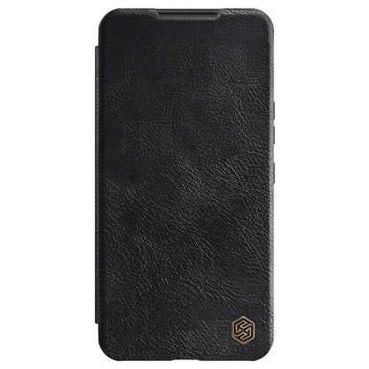 Nillkin Qin Leather Pro Case Case for Samsung Galaxy S22+ (S22 Plus) Camera Protector Holster Cover Flip Case Black_2
