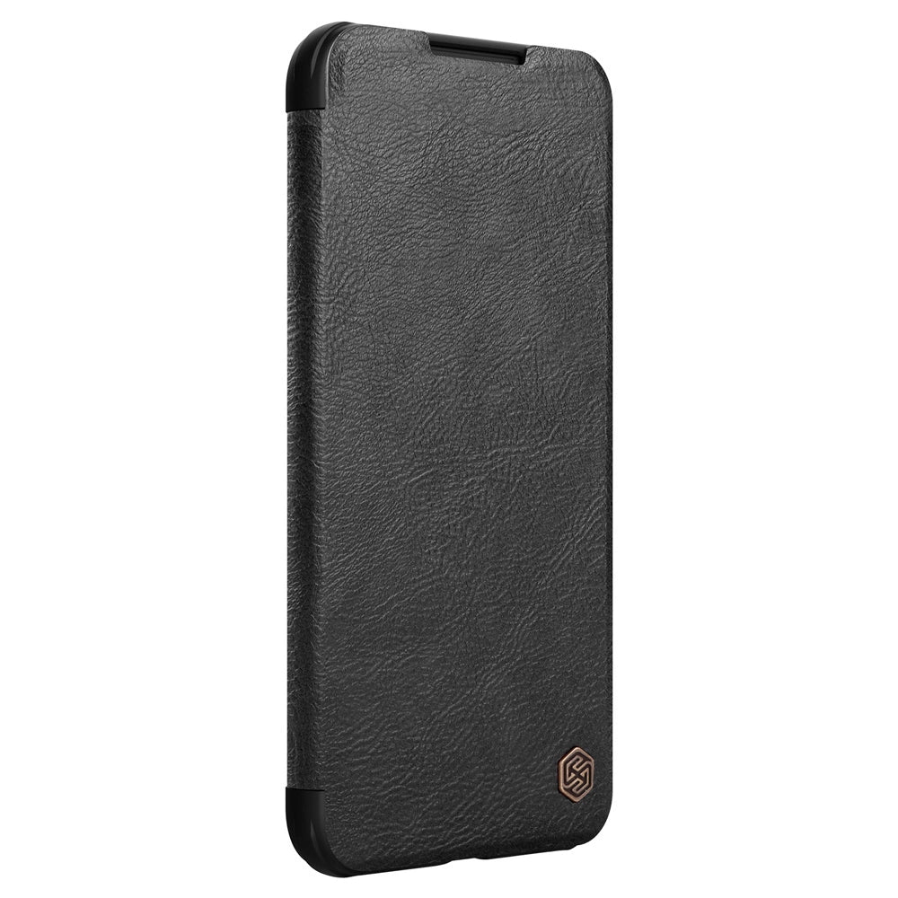 Nillkin Qin Leather Pro Case Case for Samsung Galaxy S22+ (S22 Plus) Camera Protector Holster Cover Flip Case Black_5