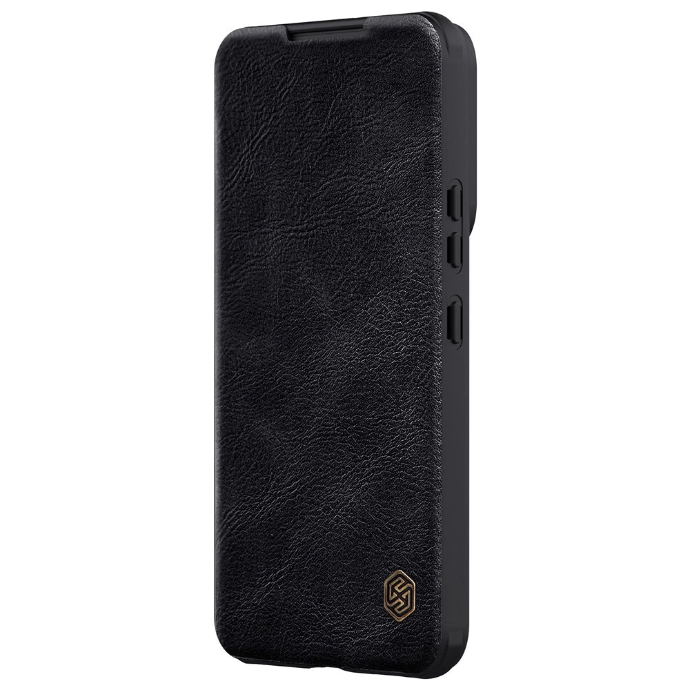 Nillkin Qin Leather Pro Case Case for Samsung Galaxy S22+ (S22 Plus) Camera Protector Holster Cover Flip Case Black_1