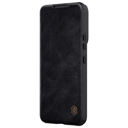 Nillkin Qin Leather Pro Case Case for Samsung Galaxy S22+ (S22 Plus) Camera Protector Holster Cover Flip Case Black_1