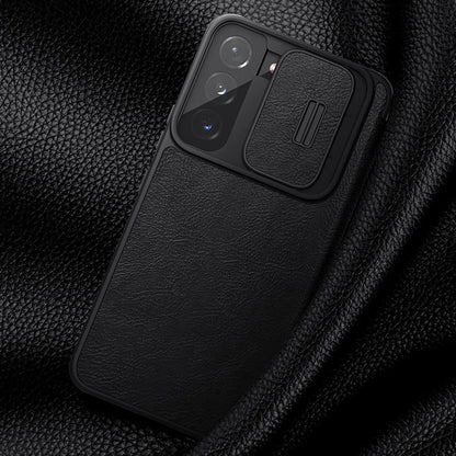 Nillkin Qin Leather Pro Case Case for Samsung Galaxy S22+ (S22 Plus) Camera Protector Holster Cover Flip Case Brown_8