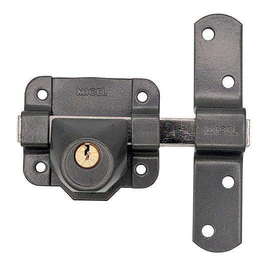 Trinco de sobreposiÃ§Ã£o crr14 86l/50 mm pintado cinzento_0
