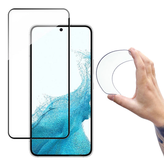 Wozinsky Full Cover Flexi Nano Glass Film Tempered Glass With Frame For Samsung Galaxy S22 + (S22 Plus) Transparent_0