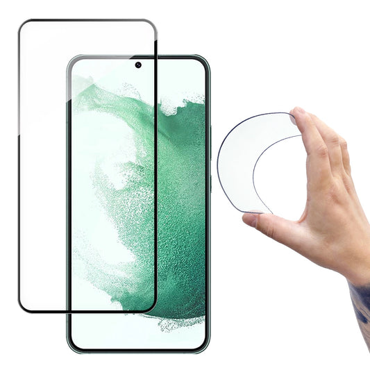Wozinsky Full Cover Flexi Nano Glass Film Tempered Glass with a frame for Samsung Galaxy S22 transparent_0