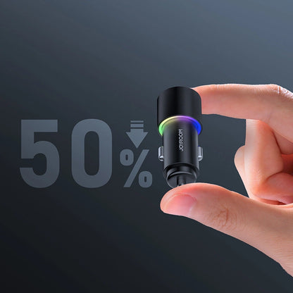 Joyroom car charger 2 x USB with backlight 24W black (JR-CL10)_3