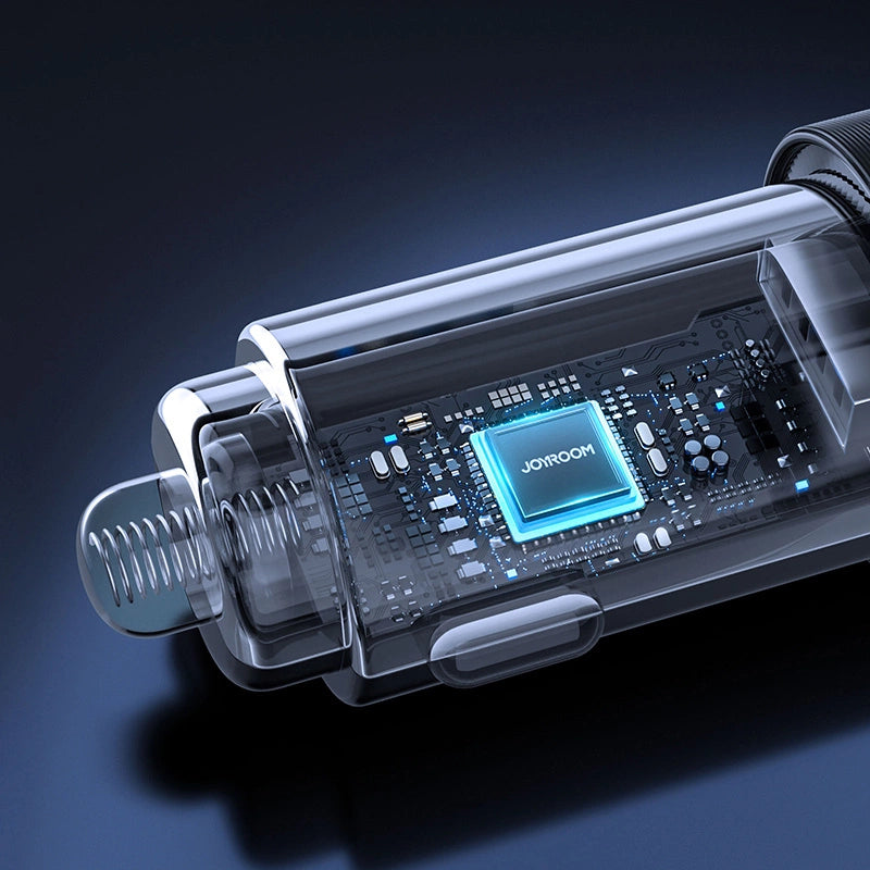 Joyroom car charger 2 x USB with backlight 24W black (JR-CL10)_6