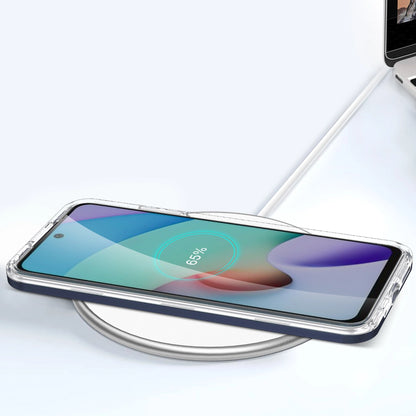 Clear 3in1 Case for Xiaomi Redmi 10 Frame Gel Cover Blue_6