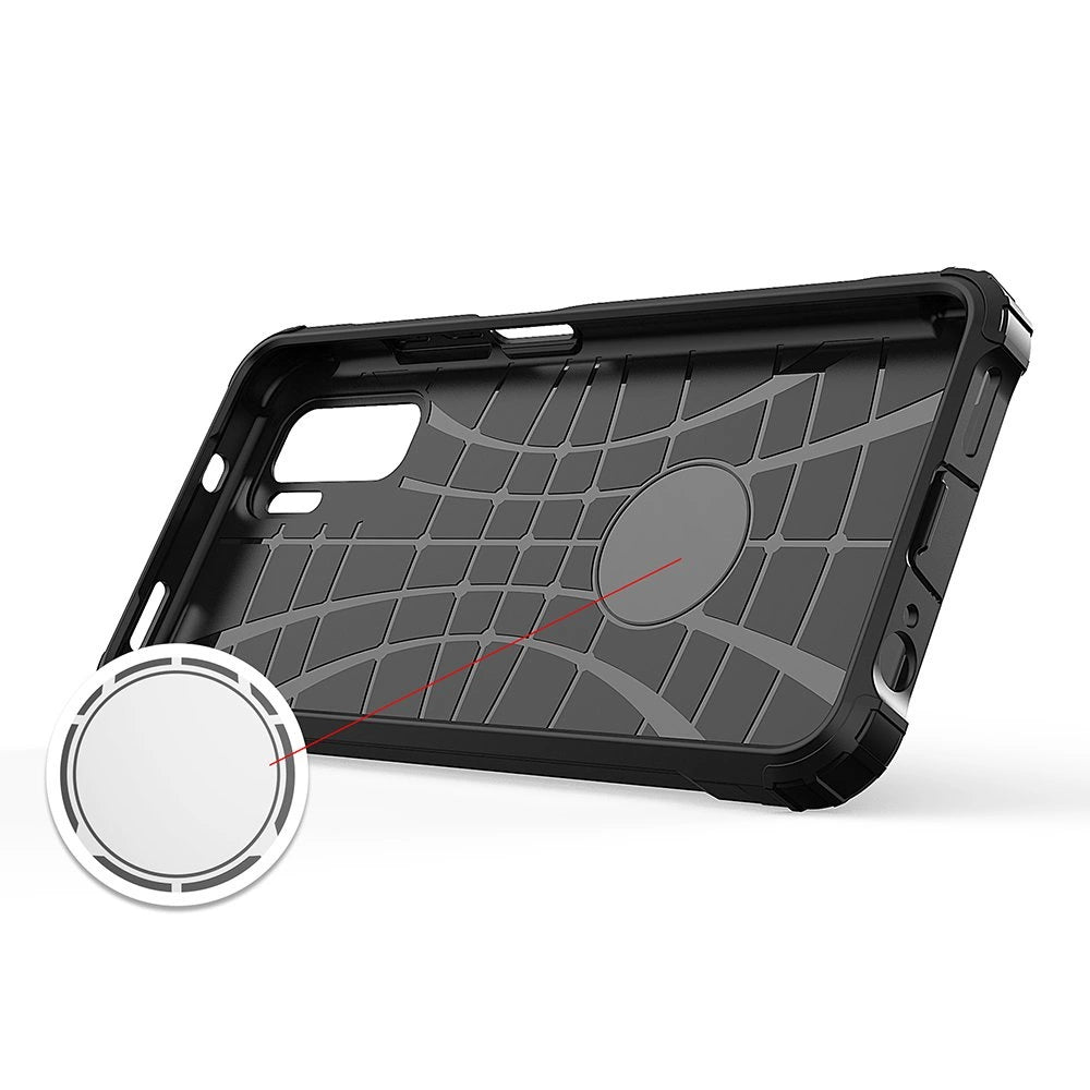 Hybrid Armor Case Tough Rugged Cover for Xiaomi Redmi Note 11T 5G / Redmi Note 11S 5G / Poco M4 Pro 5G blue_5