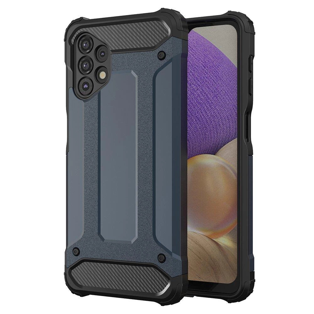 Hybrid Armor Case Tough Rugged Cover for Samsung Galaxy A73 blue_0