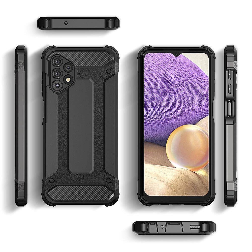 Hybrid Armor Case Tough Rugged Cover for Samsung Galaxy A73 black_3