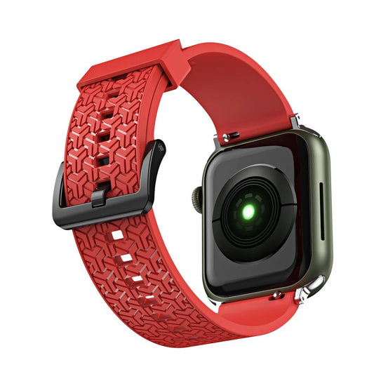 Watch Strap Y strap for Apple Watch 7 / SE (45/44 / 42mm) band watchband red_0