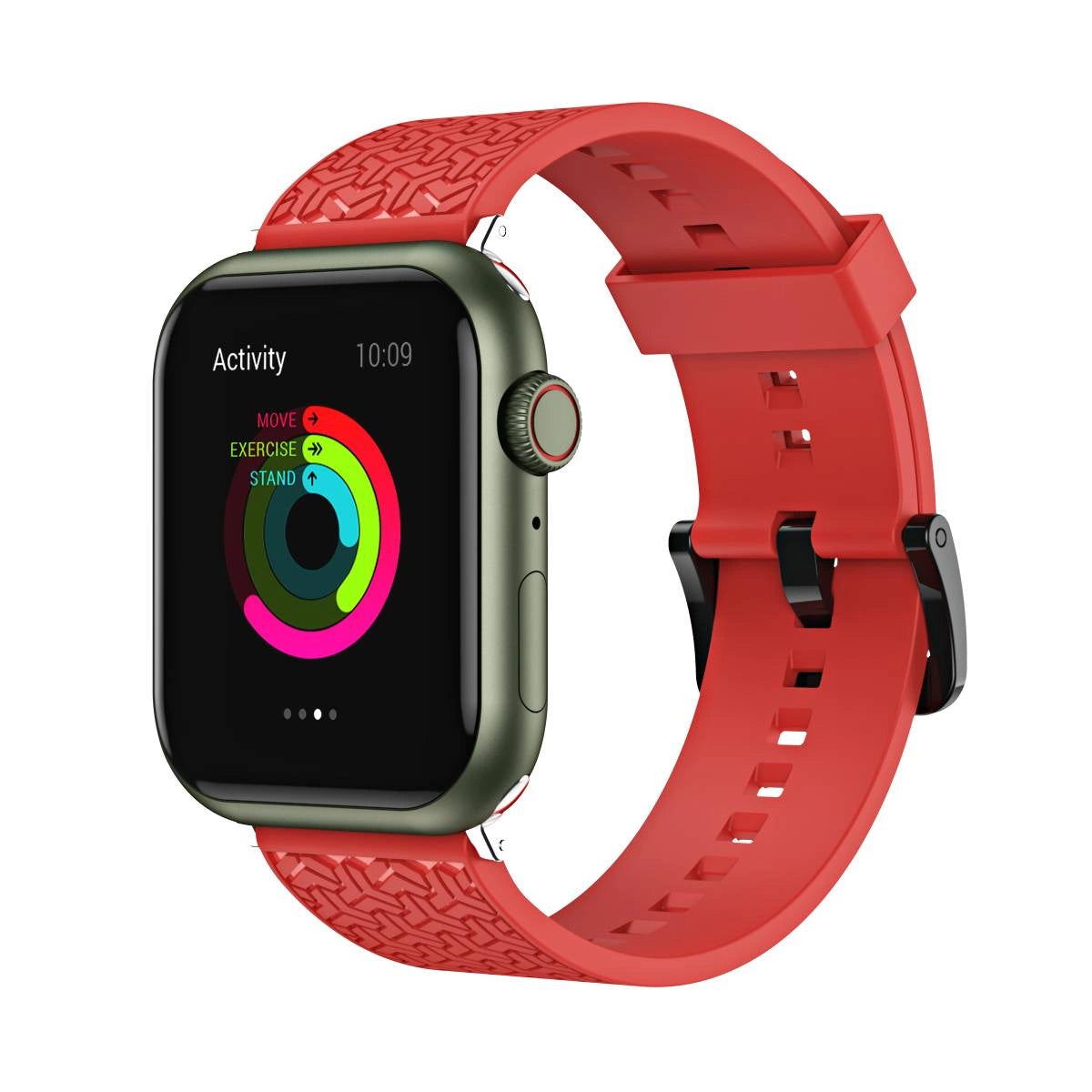 Watch Strap Y strap for Apple Watch 7 / SE (45/44 / 42mm) band watchband red_3