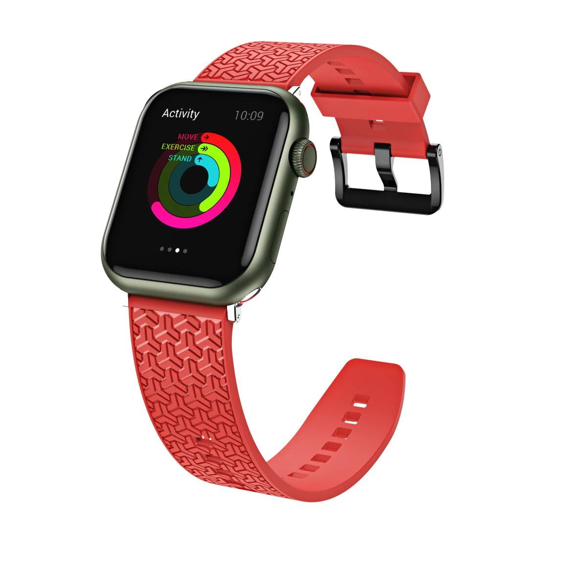 Watch Strap Y strap for Apple Watch 7 / SE (45/44 / 42mm) band watchband red_4