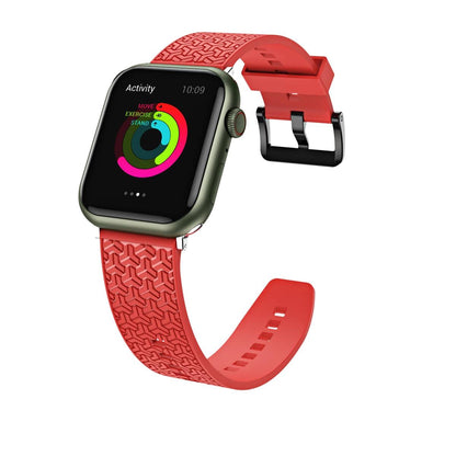 Watch Strap Y strap for Apple Watch 7 / SE (45/44 / 42mm) band watchband red_4