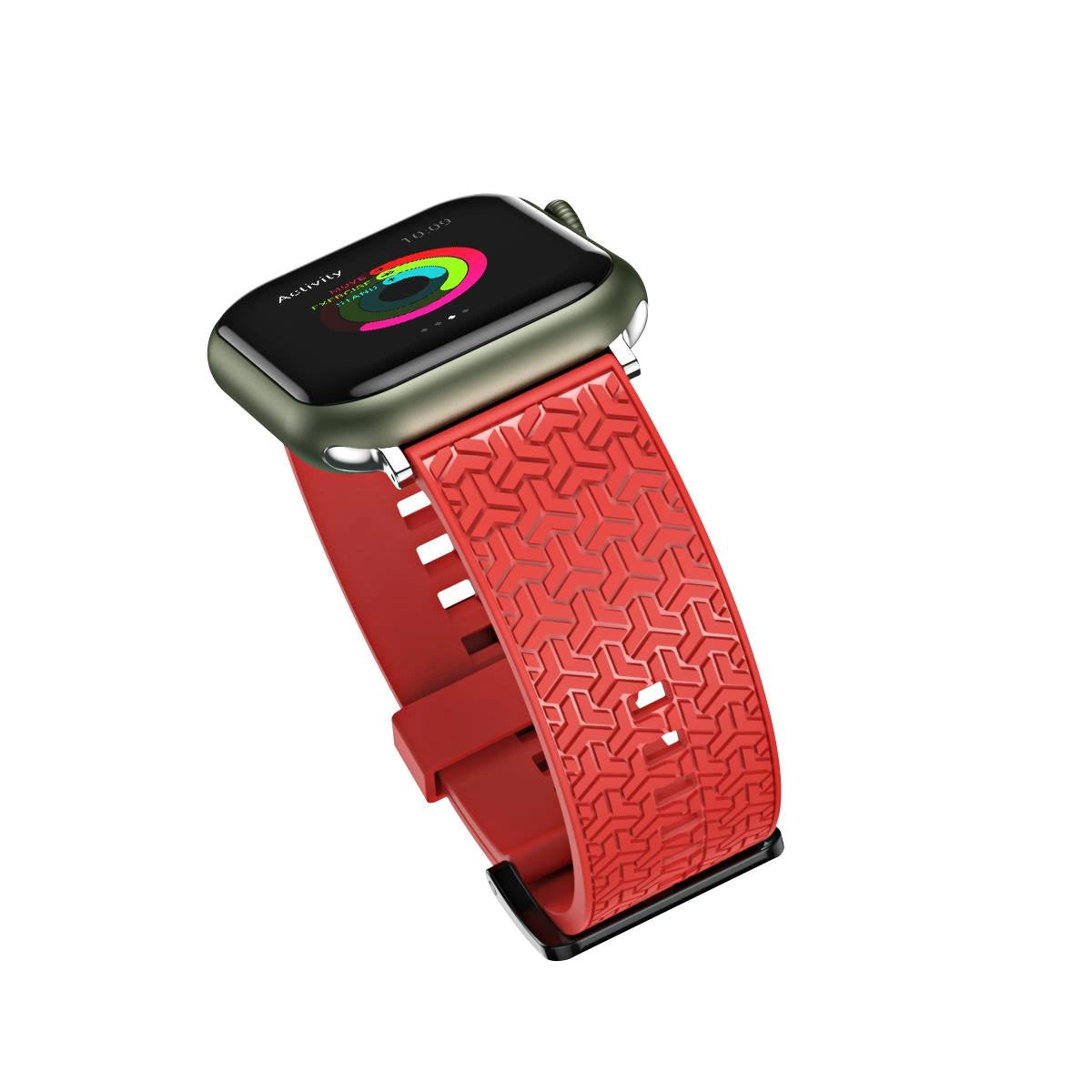 Watch Strap Y strap for Apple Watch 7 / SE (45/44 / 42mm) band watchband red_5