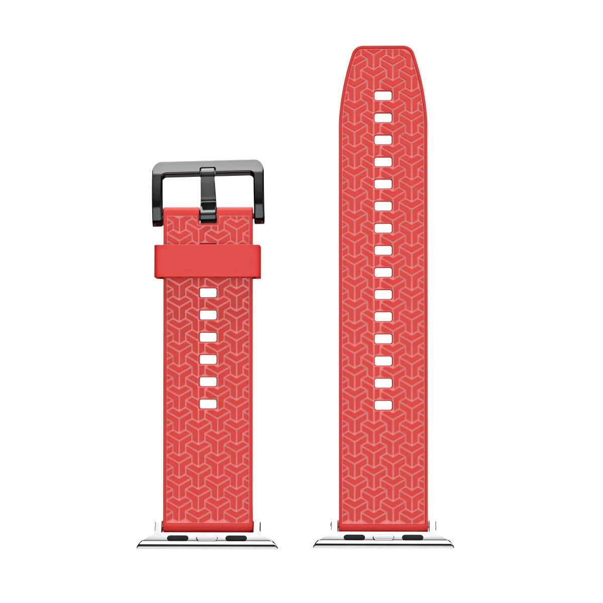 Watch Strap Y strap for Apple Watch 7 / SE (45/44 / 42mm) band watchband red_6