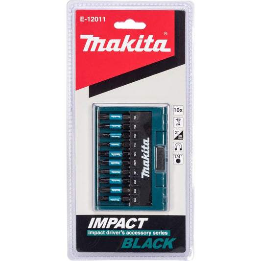 Bit Set Makita / Preto / E-12011 / 10 pcs_0
